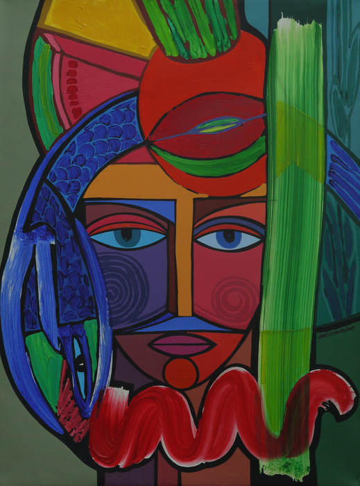 Adorned head