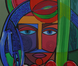 Adorned head