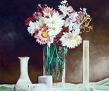 Spring Flowers - 1992   Oil on Canvas, 50/60 cm