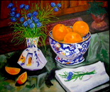 Oranges and Cornflowers