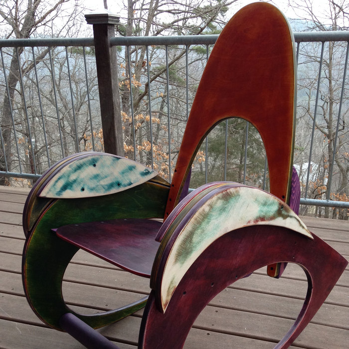 Handmade Wood CURVATURE Rocker