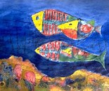 Three Fishes in Coral-Reef