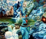 The water and stone.