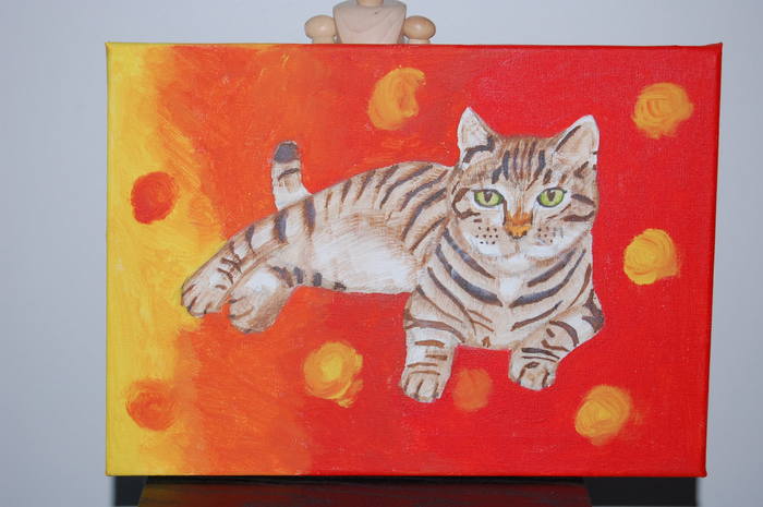The cat