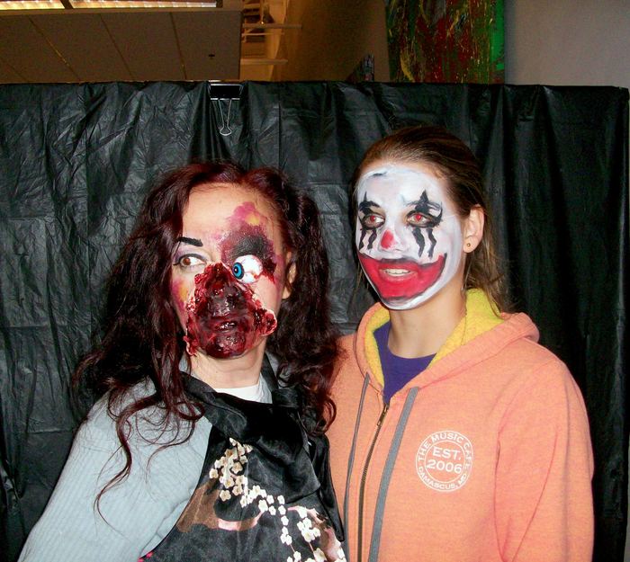 Natalya B. Parris (MURKWOOD nurse) and Damascus Community Recreation Center MURKWOOD Haunted Forest team on October 24, 2015 at DCRC