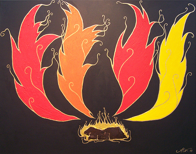 Fire dance