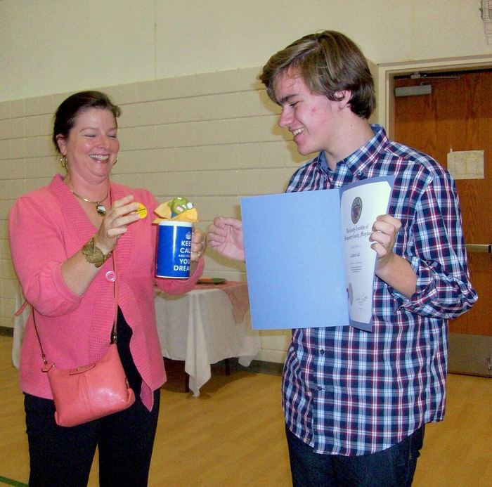 Volunteer/Staff Cast Party on November 7, 2015; Damascus Community Recreation Center, 25520 Oak Drive, Damascus, MD 20872; tel. 240-777-6930