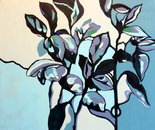 bluish leaves