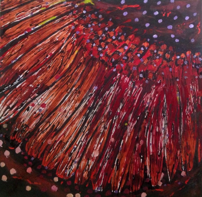 red flower 