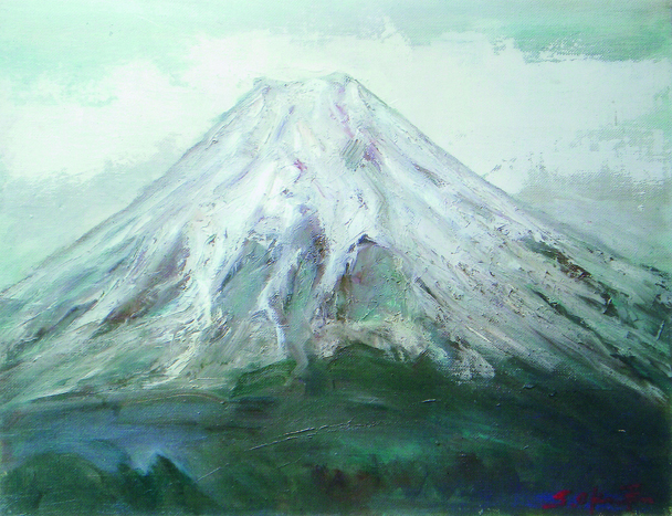 Sacred mountain Fuji
