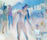 The girls by the sea