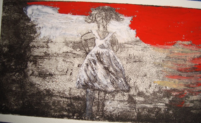 A girl on the seaside