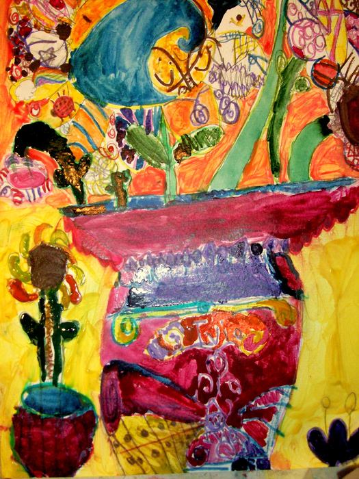 Artwork created by Natalya B. Parris's student 