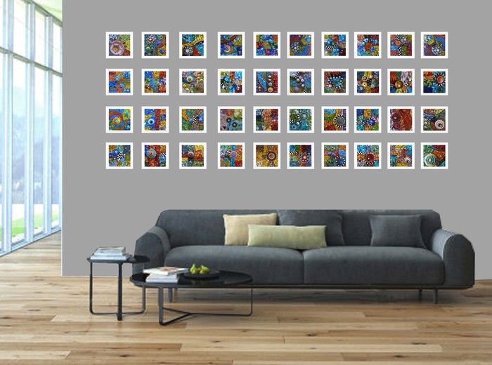 Mosaics squares "My Dreams" 