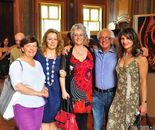 mostra_Villa Amoretti_con amici