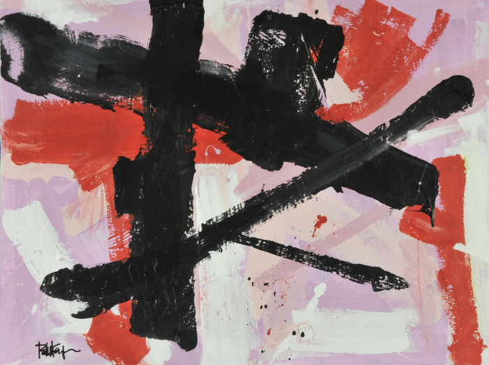Black Orange Red Pink Marks