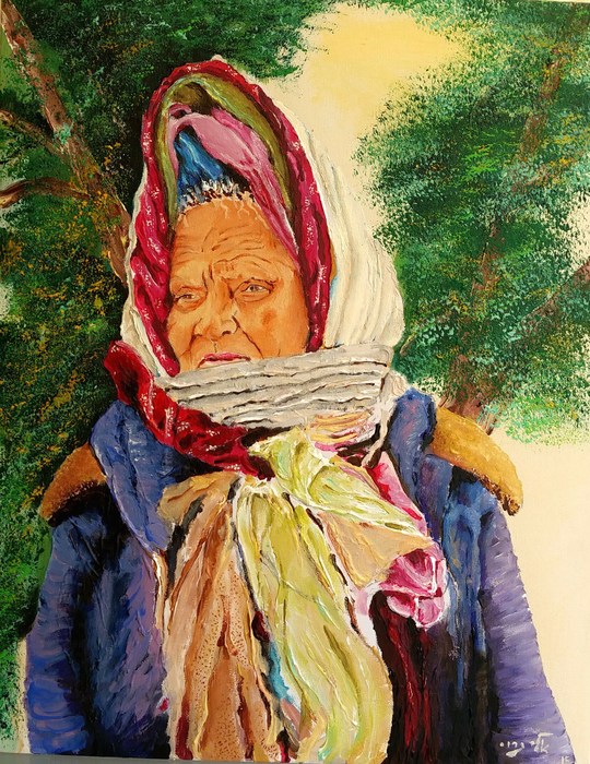 Kerchiefs seller, 
