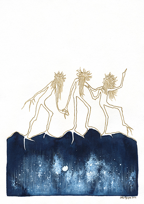 As Trees Are Wandering In the Night
