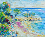 In the green major and gold minor, oil, 39x53cm, 2010.