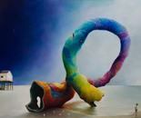 Rainbow after storm