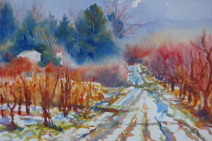 Winter in the Orchard