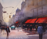 Paris, sunset