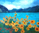 CAT. 488/16	"Fiori sulla riva del Lago Lemano"