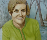 LG 0104 - Ritratto di Maria Bruna - olio su tela - cm. 40x50