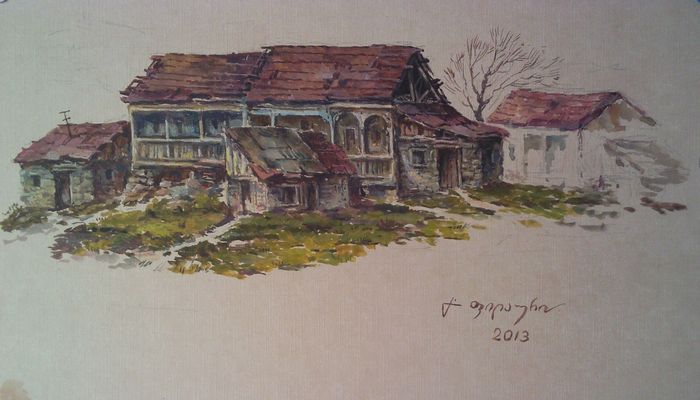 Houses in the Uphlistsikhe