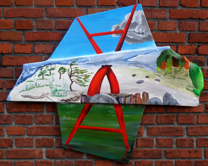 Not squared painting