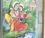 Krishna n Radha on swing