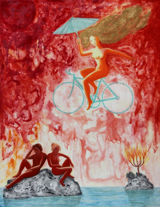 Evolution of a Myth No. 10, Apocalypse, God on Her Bicycle