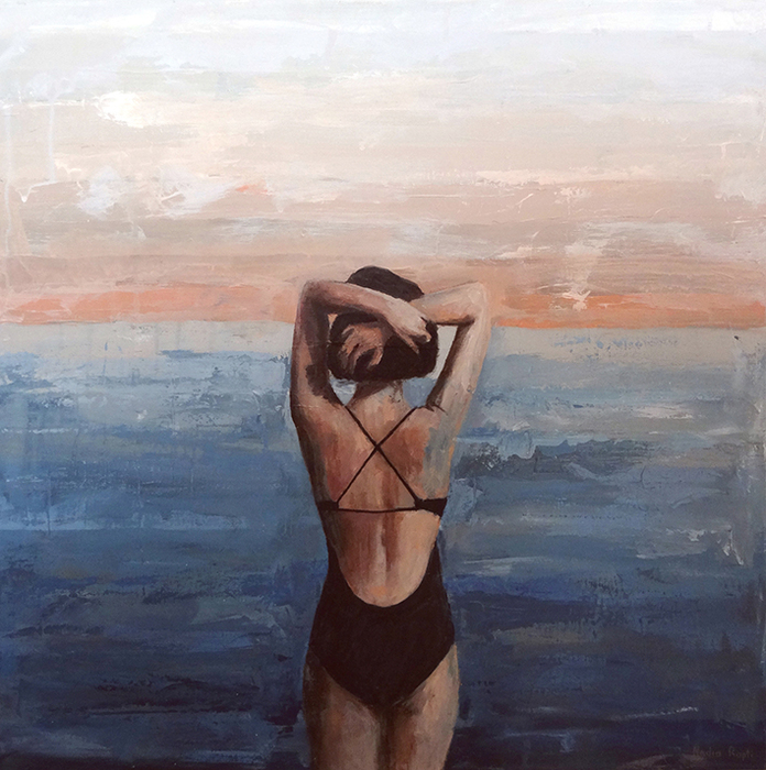 Absorbed in the sunset