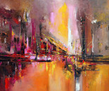 city of joy - 120 x 90cm oil