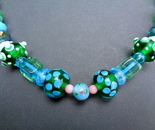 My necklace “Spring" (19 Fancy glass beads, mother of pearl & pink bamboo coral 4mm) won Fifth Place at the Montgomery County Agricultural Fair 2016; August 12 - 20, Gaithersburg, MD