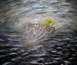 Fishing in the rain