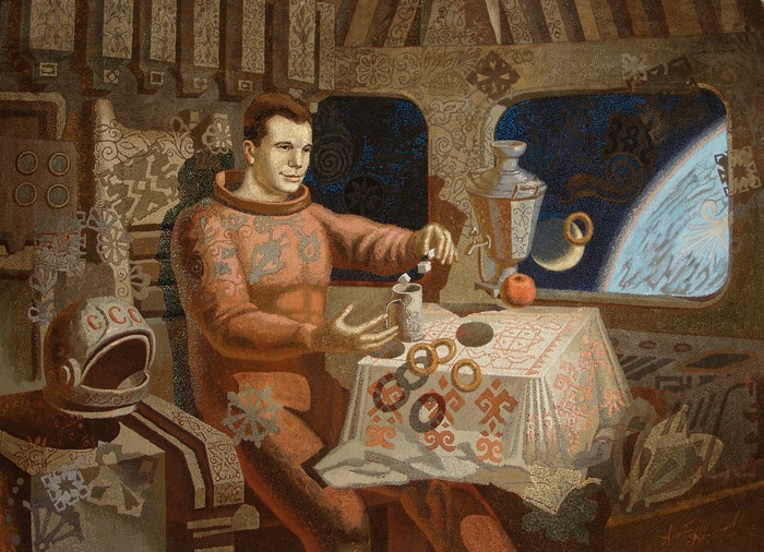 Gagarin's breakfast. 
