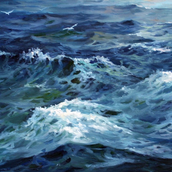 Sea Swell. Oil. 24x48