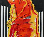 The Guardian   3'9" x 5'3"  Oil on Canvas