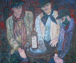 "Mea culpa". Oil/canvas, 90x101 cm, 1998