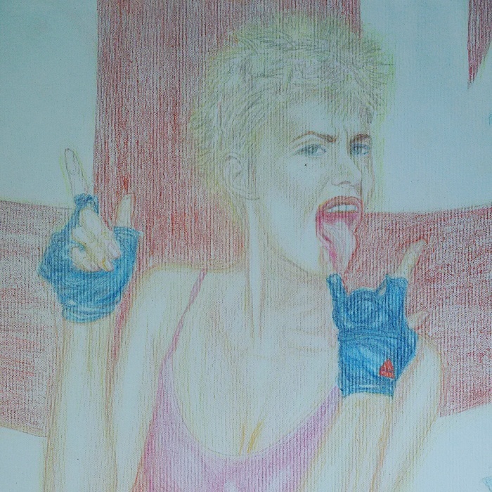 "Wow" 2016 painting on canvas cm52x80 