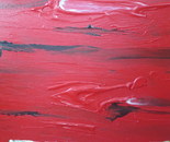 Red anger, acrylicstraight from the tube, 80cm H/60cm W, 2cm