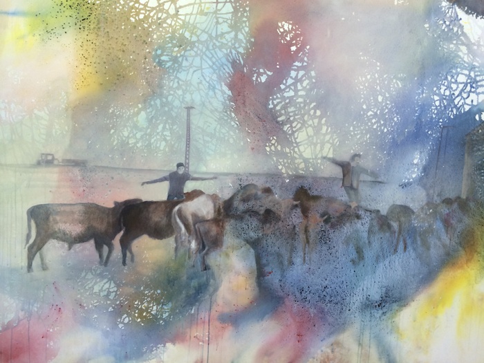 don't let the cows taking over the land