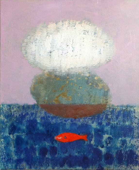 cloud and red fish