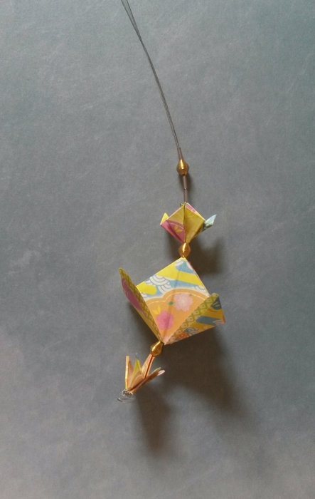 Origami jewellery piece 1