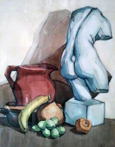 figura in gesso