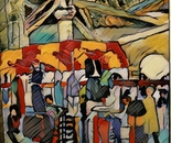 Carcassonne the  outdoor market in 1987