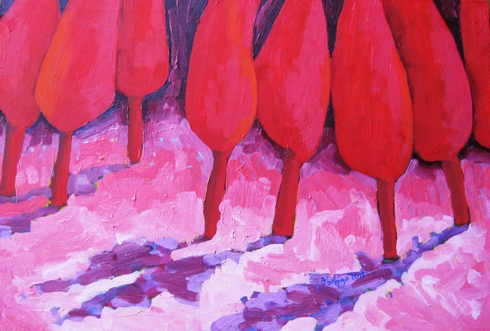 Red trees