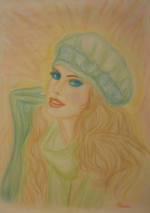 Stefania 2017 painting on canvas cm60x80 