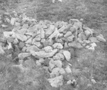 A single element arranged into a mound 